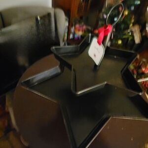 Star hallmark 2 tier display can also be used for sweets